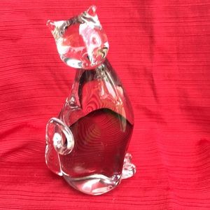 Vintage Crystal Stylized Cat